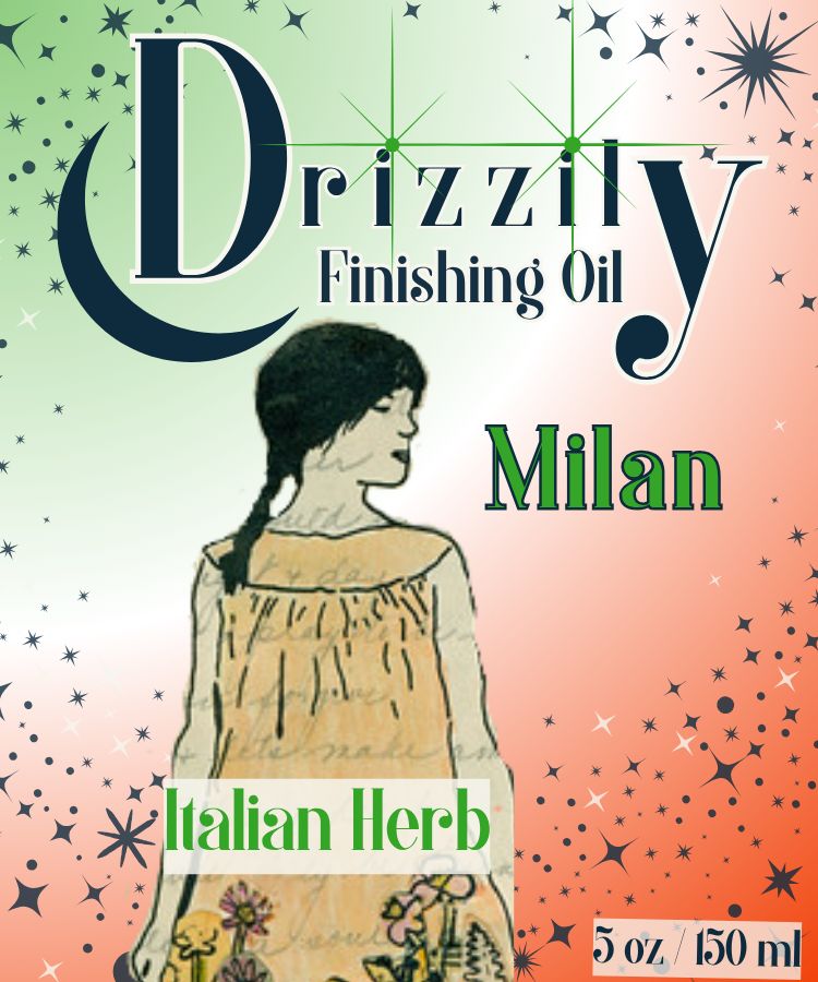 Drizzily Milan Italian Herb label